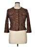 Ann Taylor LOFT Tweed Brown Blazer Size 14 - photo 1