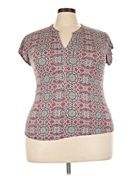 Dana Buchman Short Sleeve Henley