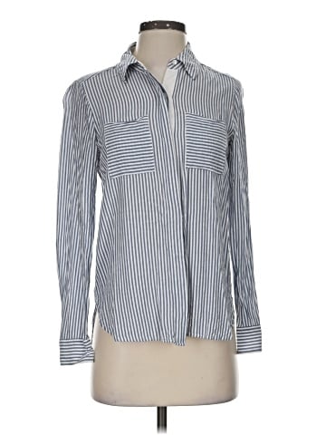 White House Black Market Long Sleeve Button-Down Shirt (view 1)