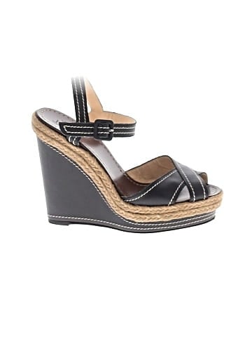 Christian Louboutin Leather Almeria Wedges 140mm (view 1)