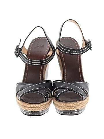 Christian Louboutin Leather Almeria Wedges 140mm (view 2)
