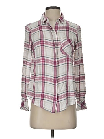 White House Black Market Long Sleeve Button-Down Shirt (view 1)