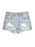 GRLFRND 100% Cotton Blue Denim Shorts Size 26 waist - photo 1