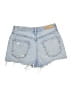 GRLFRND 100% Cotton Blue Denim Shorts Size 26 waist - photo 2