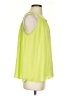 The Limited 100% Polyester Green Sleeveless Blouse Size S - photo 4