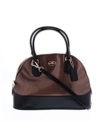Coach Factory Leather Satchel (view 1)