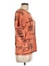 Unbranded Graphic Orange Short Sleeve Blouse Size L (estimated) - photo 4