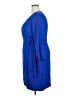 J.Crew 100% Polyester Blue Cocktail Dress Size 18 - photo 5