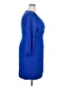 J.Crew 100% Polyester Blue Cocktail Dress Size 18 - photo 4