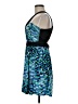 BCBGeneration Print Blue Cocktail Dress Size 6 - photo 5