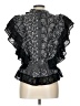 Hunter Bell 100% Cotton Black Sleeveless Blouse Size 12 - photo 2