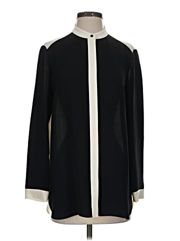 Lafayette 148 New York 3/4 Sleeve Silk Top (view 1)