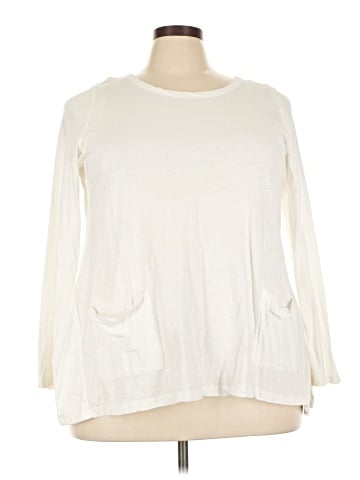 LOGO by Lori Goldstein 3/4 Sleeve T-Shirt (view 1)