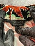 Topshop 100% Polyester Tropical Orange Skort Size 2 - photo 3