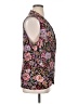 Vince Camuto Floral Black Sleeveless Blouse Size XL - photo 4