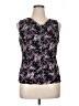 Alfani 100% Nylon Black Sleeveless Top Size XL - photo 1
