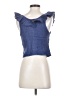 Rip Curl Blue Sleeveless Blouse Size S - photo 2