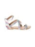 SO Silver Sandals Size 4 (youth) - photo 1