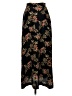 Studio G Floral Black Casual Skirt Size 4 - photo 1