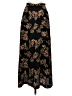 Studio G Floral Black Casual Skirt Size 4 - photo 2