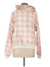 Fabletics Checkered-gingham Pink Pullover Sweater Size L - photo 1