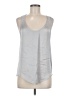 Barneys New York 100% Polyester Silver Sleeveless Top Size M - photo 1