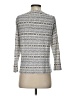 Ann Taylor LOFT 100% Cotton Silver Cardigan Size S - photo 2