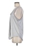 Barneys New York 100% Polyester Silver Sleeveless Top Size M - photo 5
