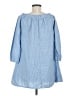 Wrapper 100% Cotton Blue 3/4 Sleeve Top Size M - photo 2