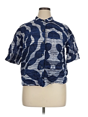 Banana Republic Factory Store Short Sleeve Blouse (view 1)