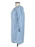 Wrapper 100% Cotton Blue 3/4 Sleeve Top Size M - photo 5