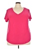 Roz & Ali Pink Short Sleeve Top Size 3X - photo 1