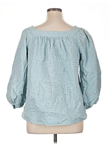 LC Lauren Conrad 3/4 Sleeve Blouse (view 2)