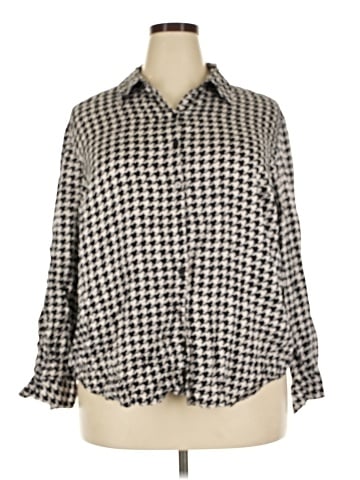 Style&Co 3/4 Sleeve Silk Top (view 1)