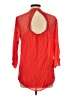 Jolt 100% Rayon Red 3/4 Sleeve Blouse Size L - photo 2