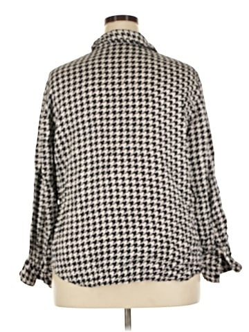 Style&Co 3/4 Sleeve Silk Top (view 2)