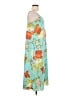 Natori Tropical Blue Casual Dress Size L - photo 4