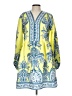 Jennyfer Paisley Yellow Casual Dress Size L - photo 1