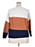 Evolution by Cyrus Color Block Orange 3/4 Sleeve Top Size XXL - photo 2