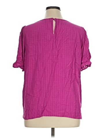 Ann Taylor LOFT Outlet Short Sleeve Blouse (view 2)