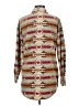 Maurices 100% Polyester Brown Poncho Size XS - photo 2