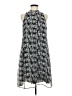 Robert Louis 100% Polyester Graphic Gray Casual Dress Size M - photo 1