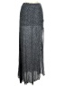Brandy Melville Polka Dots Silver Casual Skirt One size - photo 1