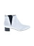 Nine West 100% Leather White Ankle Boots Size 10 - photo 1