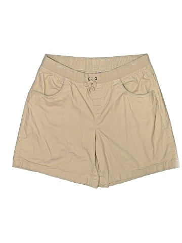Laura Scott Khaki Shorts (view 1)