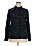 UNTUCKit 100% Polyester Polka Dots Black Long Sleeve Blouse Size 14 - photo 1
