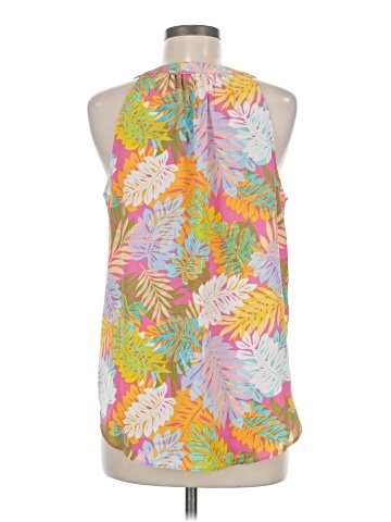 Rose + Olive Sleeveless Blouse (view 2)