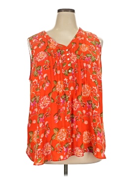 Rose + Olive Sleeveless Blouse
