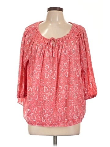 Faded Glory 3/4 Sleeve Blouse (view 1)
