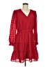 Ann Taylor LOFT Red Casual Dress Size 8 - photo 1